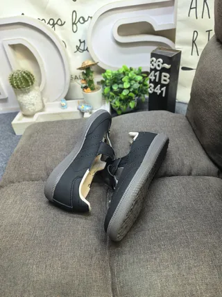 Brown Leather-Like Strap Mary Jane Shoes 16