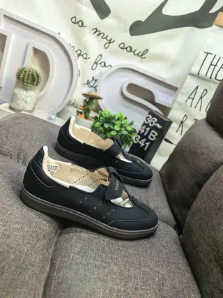 Brown Leather-Like Strap Mary Jane Shoes 19