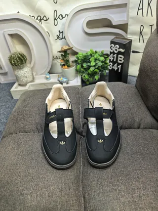Brown Leather-Like Strap Mary Jane Shoes 20