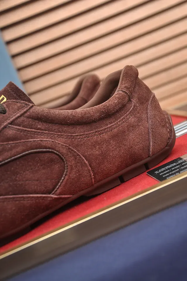Brown Suede Low-Top Lifestyle Sneaker 2