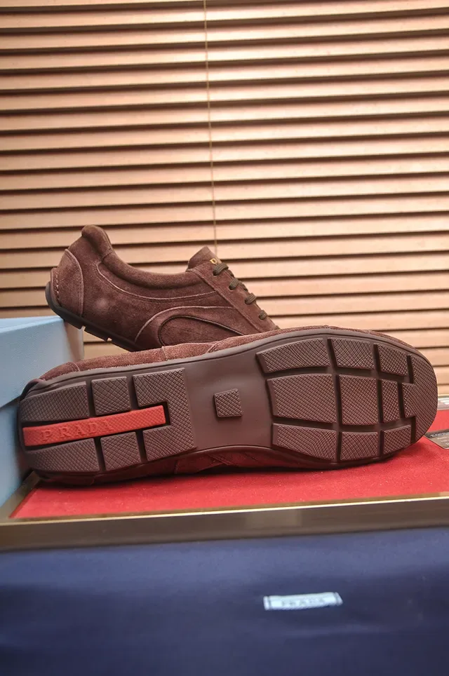 Brown Suede Low-Top Lifestyle Sneaker 3
