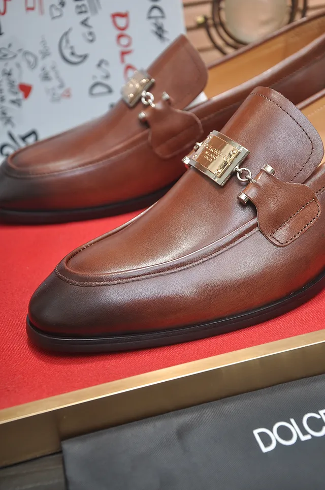 Brown Two-Tone Leather Bit Loafer 2