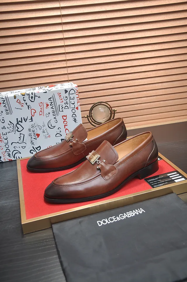 Brown Two-Tone Leather Bit Loafer 4