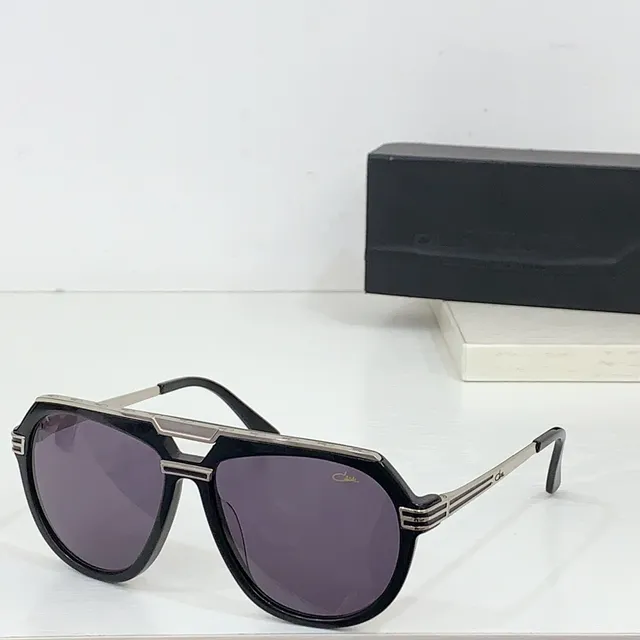 Cazal Brown Gold Aviator-Style Tortoiseshell Acetate Sunglasses 4