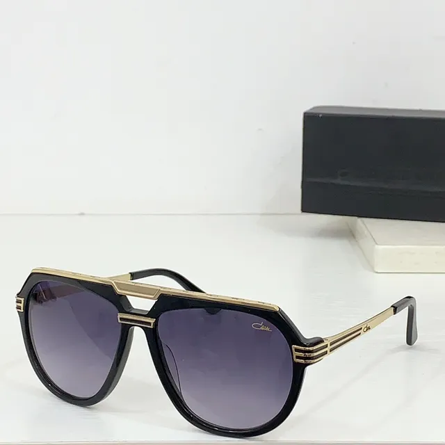 Cazal Brown Gold Aviator-Style Tortoiseshell Acetate Sunglasses 5