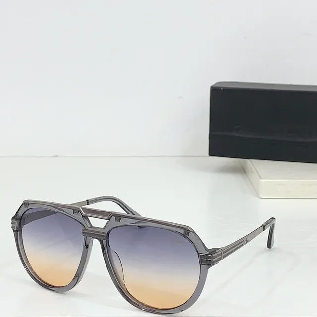 Cazal Brown Gold Aviator-Style Tortoiseshell Acetate Sunglasses 6