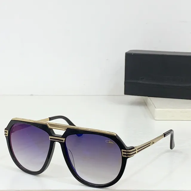 Cazal Brown Gold Aviator-Style Tortoiseshell Acetate Sunglasses 8