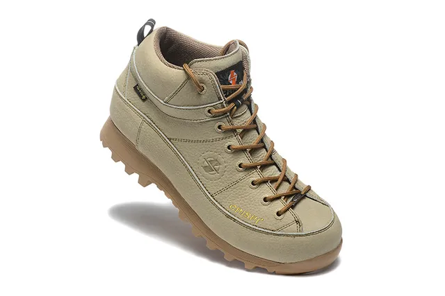 CRISPI بيج وأسود GORE-TEX أحذية المشي 4