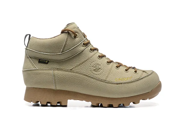 CRISPI بيج وأسود GORE-TEX أحذية المشي 6