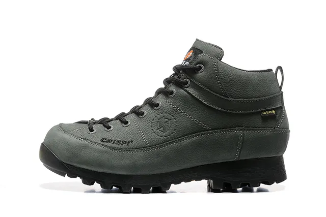 CRISPI بيج وأسود GORE-TEX أحذية المشي 10