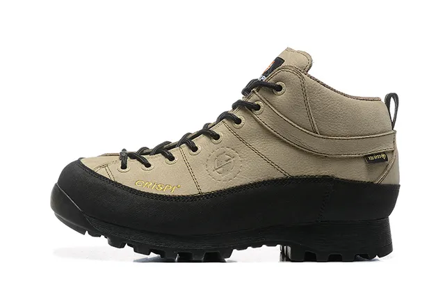 CRISPI بيج وأسود GORE-TEX أحذية المشي 18