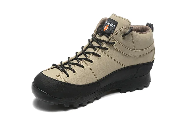 CRISPI بيج وأسود GORE-TEX أحذية المشي 19