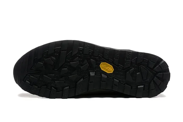 CRISPI Gray Black Mixed-Material Upper Rugged Tread Sole Lifestyle Sneakers 9