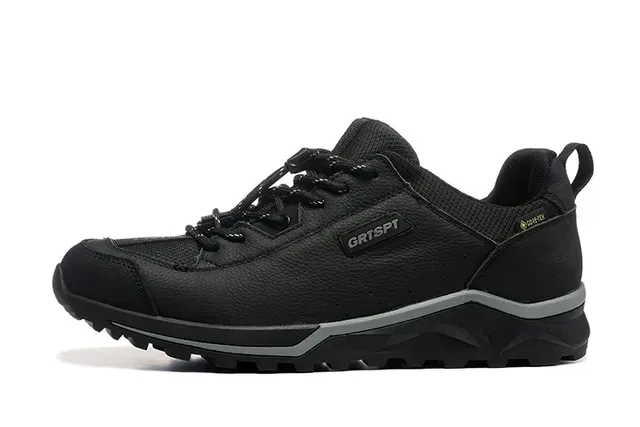 CRISPI Gray Black Mixed-Material Upper Rugged Tread Sole Lifestyle Sneakers 11