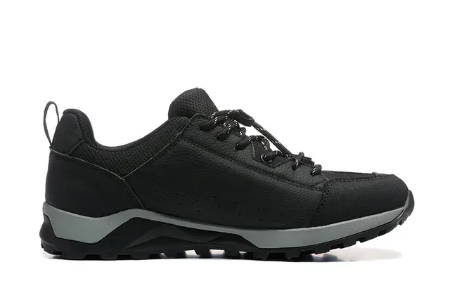 CRISPI Gray Black Mixed-Material Upper Rugged Tread Sole Lifestyle Sneakers 14