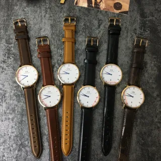 Daniel Wellington Brown Gold Minimalist Thin Case Quartz Watch
