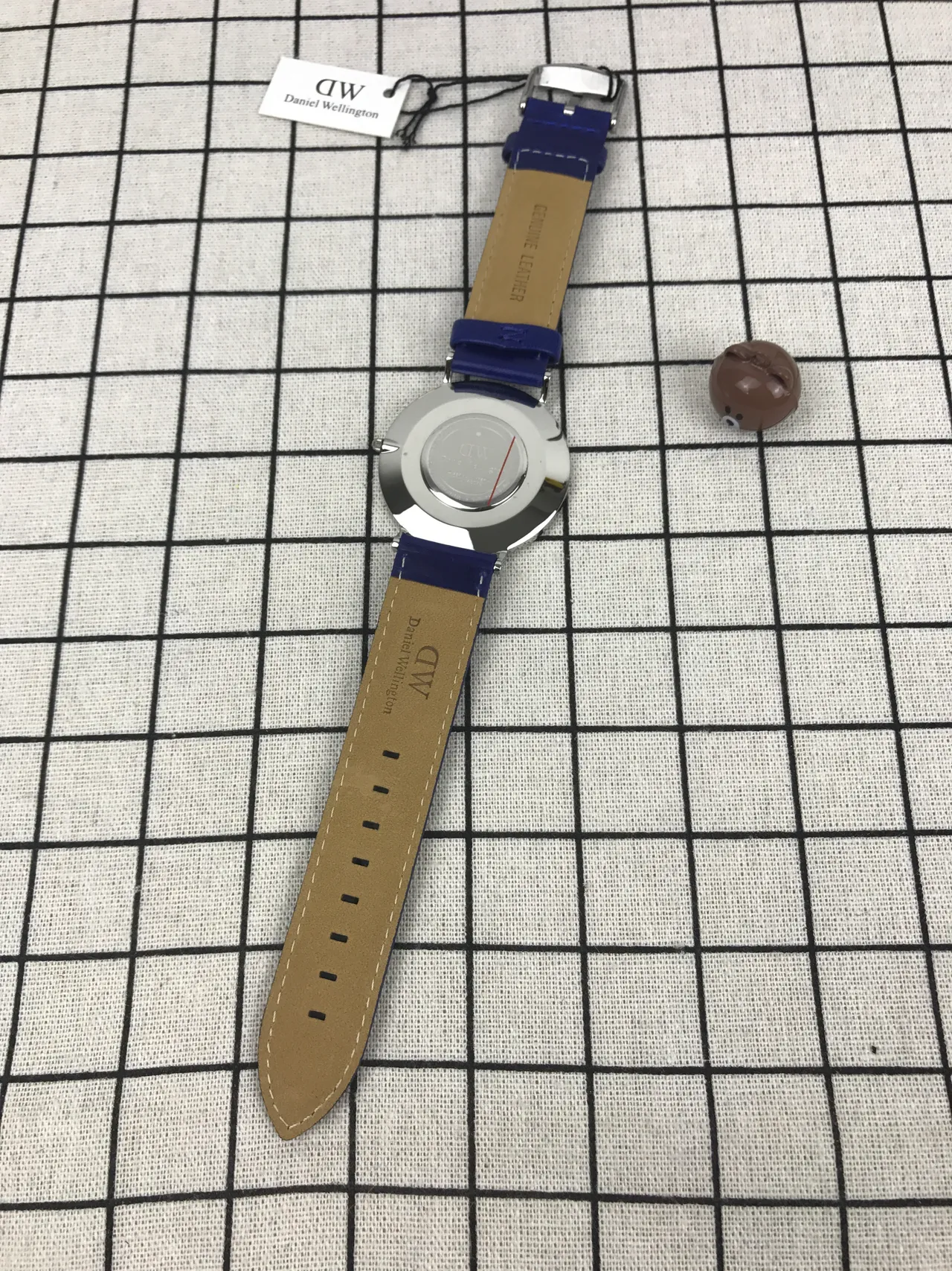 Daniel Wellington Classic Blue Leather Strap Quartz Watch 3