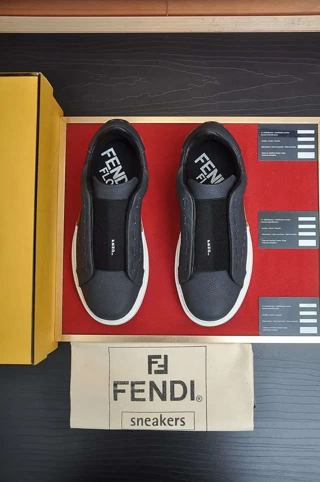 Dark Gray Pebbled Leather Laceless Slip-On Sneaker 2