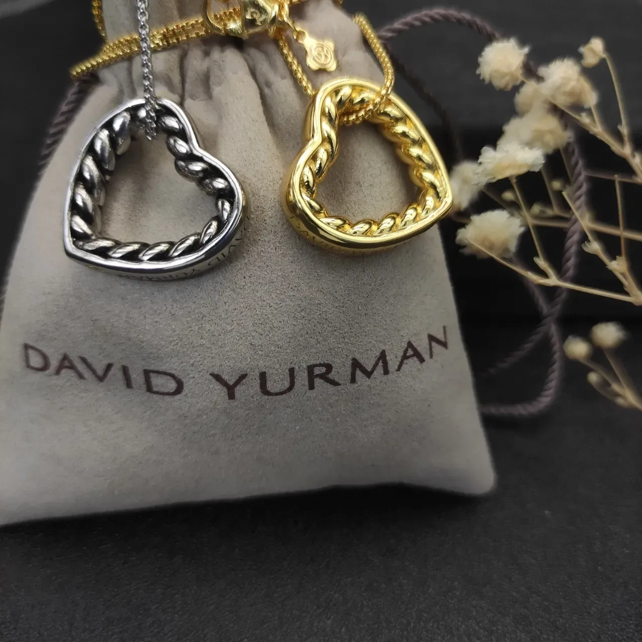 David Yurman Cable Collectibles Heart Pendant Necklace 6