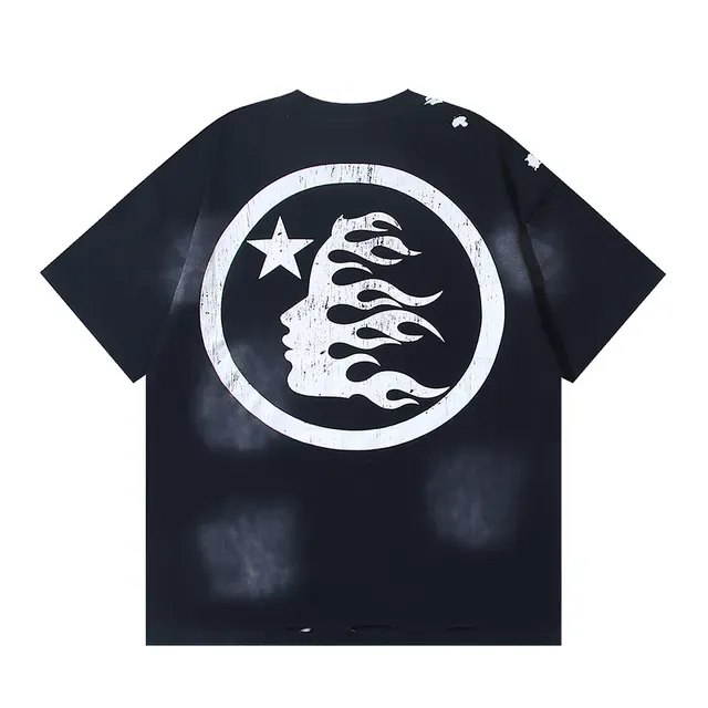 Distressed Graphic Print Oversized T-Shirt 3