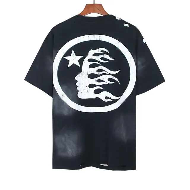 Distressed Graphic Print Oversized T-Shirt 6