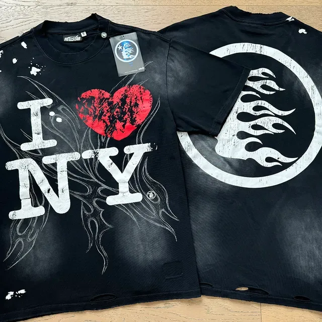 Distressed Graphic Print Oversized T-Shirt 7