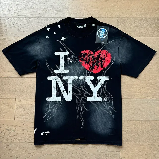 Distressed Graphic Print Oversized T-Shirt 8