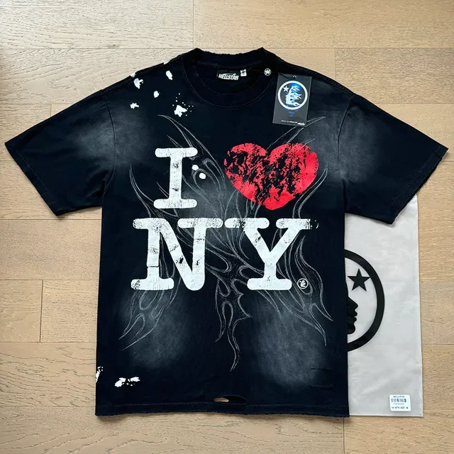 Distressed Graphic Print Oversized T-Shirt 9