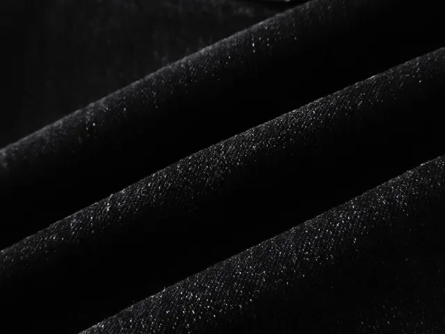 Distressed Slim-Fit Black Denim Jeans 15