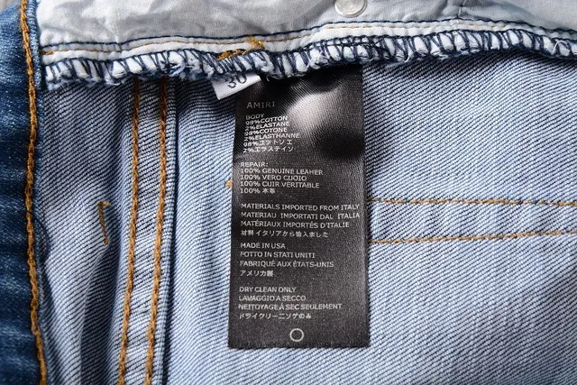 Distressed Slim-Fit Mid-Rise Blue Jeans 15