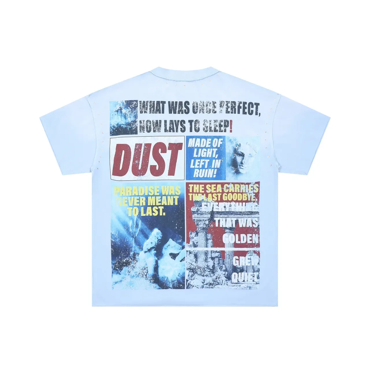 FIRST ROW Dream Within a Dream Graphic Studded T-Shirt 3