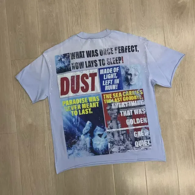FIRST ROW Dream Within a Dream Graphic Studded T-Shirt 6