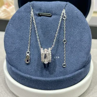 Fred Silver Navy Chain Twisted Rope Pendant Necklace