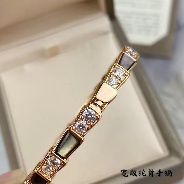 Gold Green Segmented Bangle Pavé Crystal Accents Bracelet 2