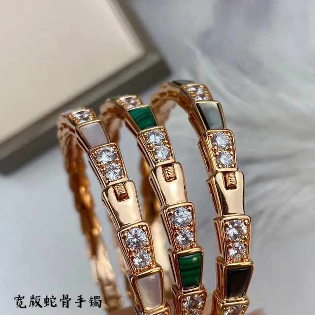 Gold Green Segmented Bangle Pavé Crystal Accents Bracelet 3