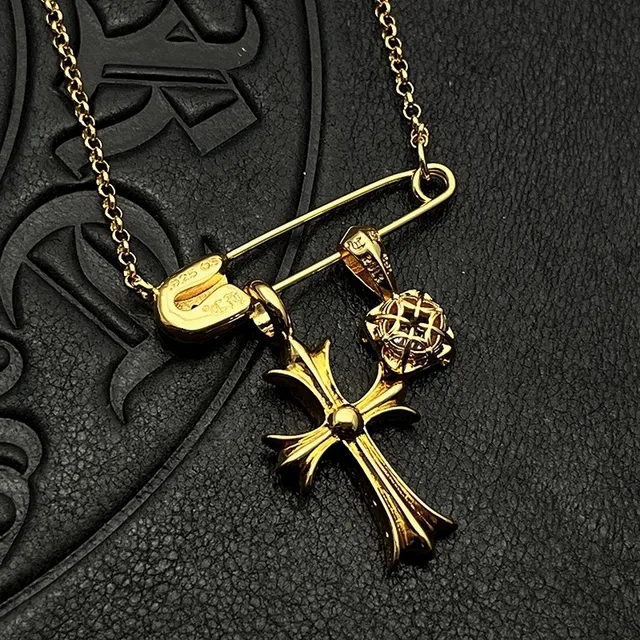 Gold Multicolor Safety-Pin Clasp Faceted Square Gemstone Necklace 6