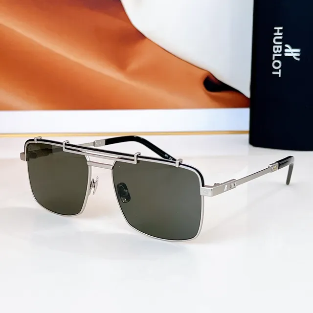 Gold-Tone Metal Frame Blue Mirrored Lens Sunglasses 6