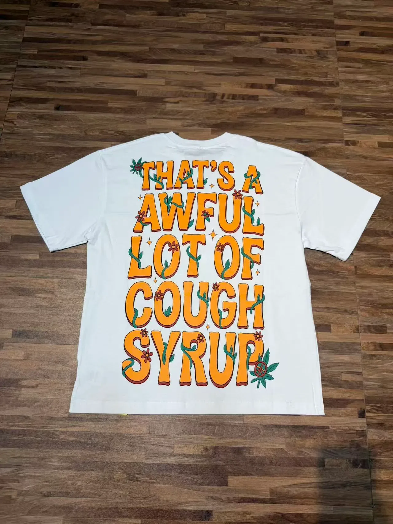 Graphic Print Crew Neck Short Sleeve Oversized T-Shirt 8