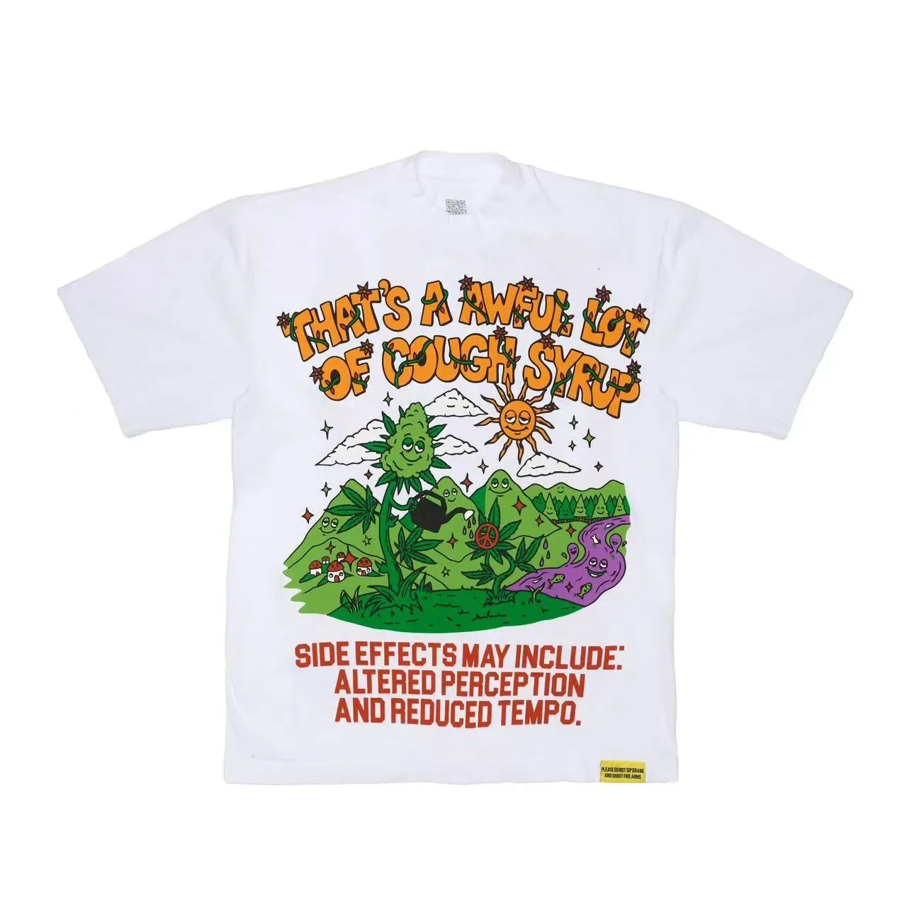 Graphic Print Crew Neck Short Sleeve Oversized T-Shirt 11