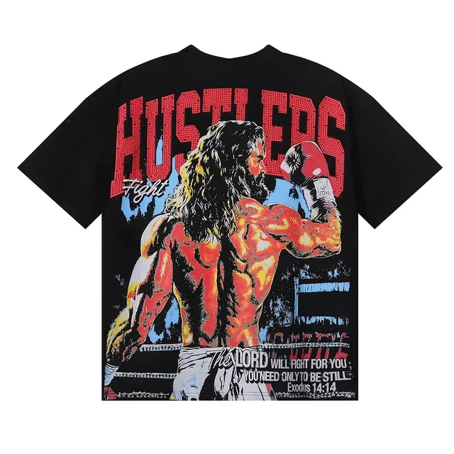 Graphic-Print Oversized Box-Cut T-Shirt 2
