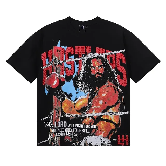 Graphic-Print Oversized Box-Cut T-Shirt 3