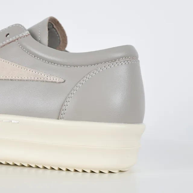 Gray and Cream Two-Tone Panelled Cupsole Lifestyle Sneakers 4