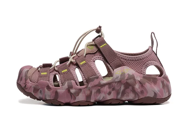 KEEN Black Blue Multi-Strap Adjustable Lace-Lock Casual Sandals 3