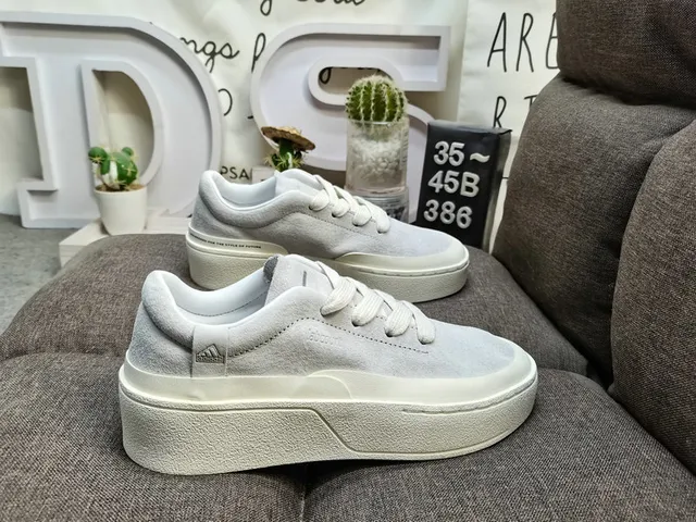 labcourt Pink White Platform Sole Low-Top Lace-Up Lifestyle Sneakers 11