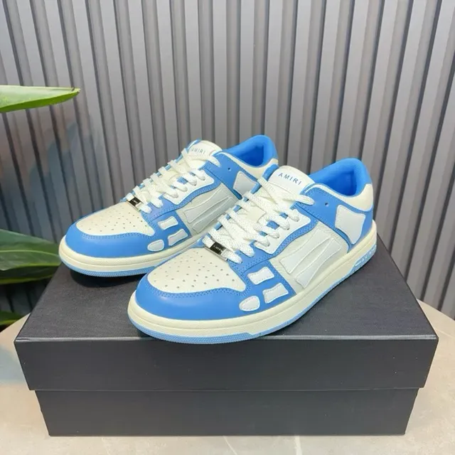 Light Blue and White Layered Overlay Lifestyle Sneakers 4