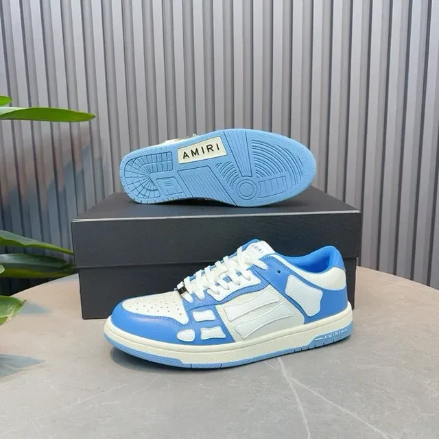 Light Blue and White Layered Overlay Lifestyle Sneakers 6
