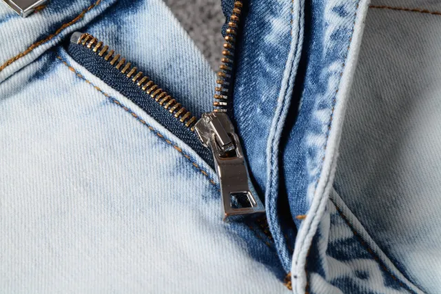 Light-Wash Moto-Panel Slim Fit Jeans 15
