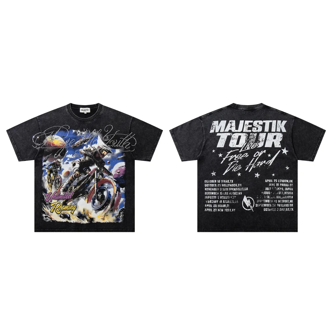 MAJESTIK Unlimited Roaming Graphic Oversized T-Shirt 2