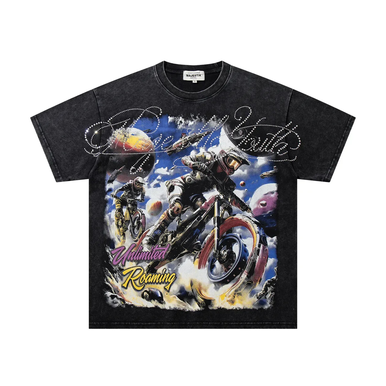 MAJESTIK Unlimited Roaming Graphic Oversized T-Shirt 4