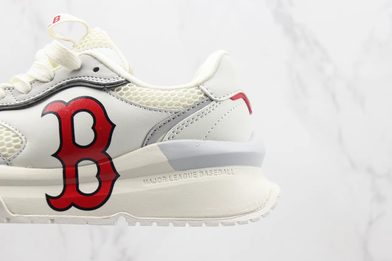 MLB Chunky Sneaker Off-White Red Gray Chunky Sneakers 7